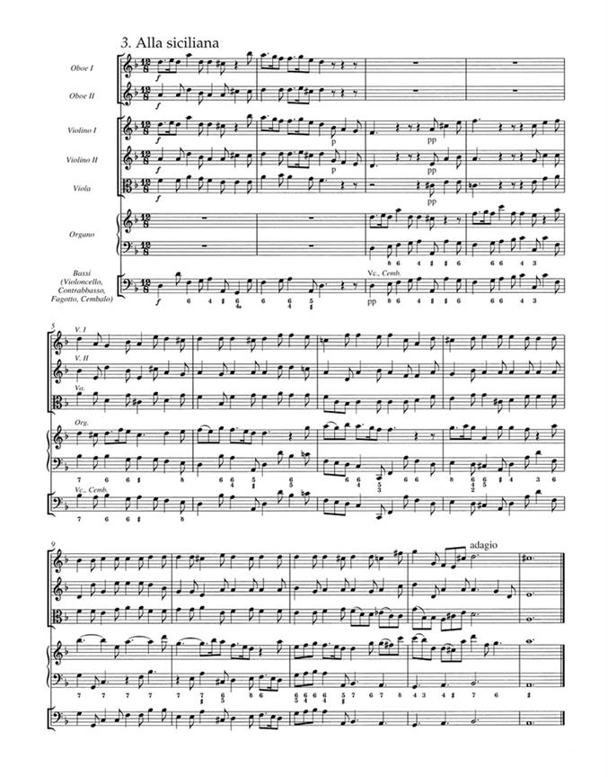 Organ Concerto Op4-5 Full Score